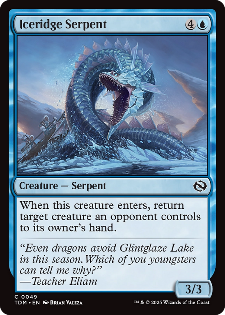 Iceridge Serpent [Tarkir: Dragonstorm] | Local Legends