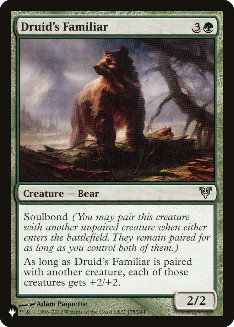 Druid's Familiar [The List] | Local Legends