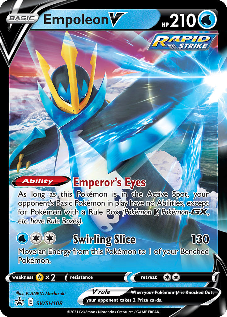 Empoleon V (SWSH108) [Sword & Shield: Black Star Promos] | Local Legends