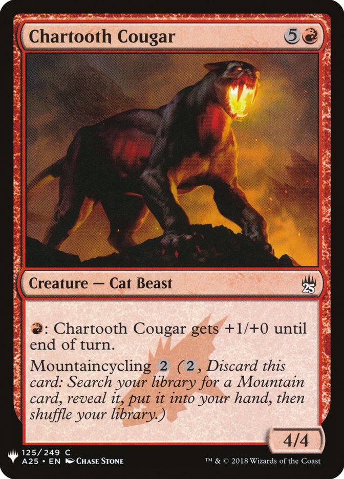 Chartooth Cougar [Mystery Booster] | Local Legends