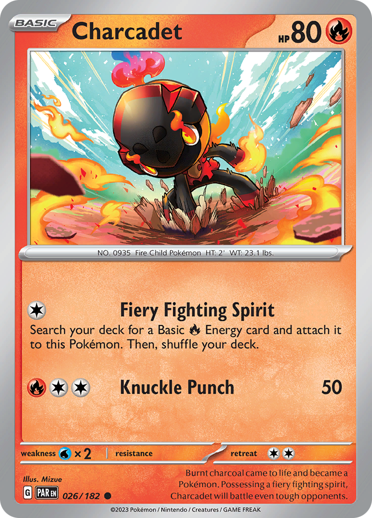 Charcadet (026/182) [Scarlet & Violet: Paradox Rift] | Local Legends