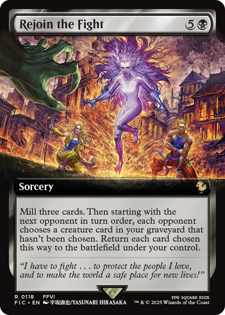Rejoin the Fight (Extended Art) [FINAL FANTASY Commander] | Local Legends