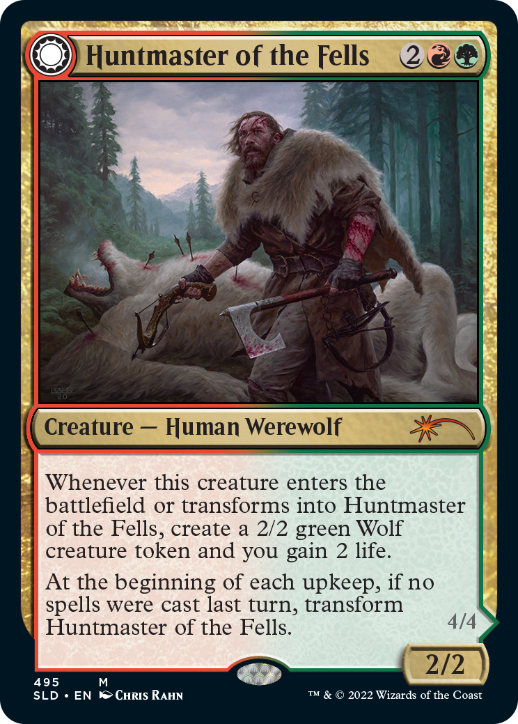 Huntmaster of the Fells // Ravager of the Fells [Secret Lair Drop Series] | Golgari Games