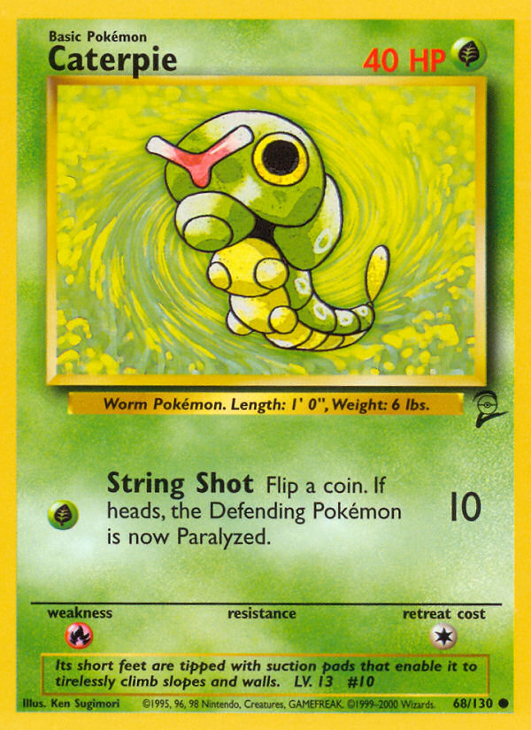 Caterpie (68/130) [Base Set 2] | Local Legends