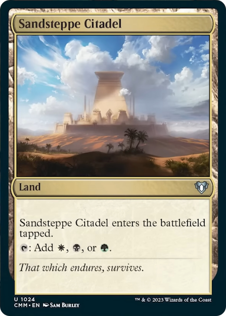 Sandsteppe Citadel [Commander Masters] | Local Legends