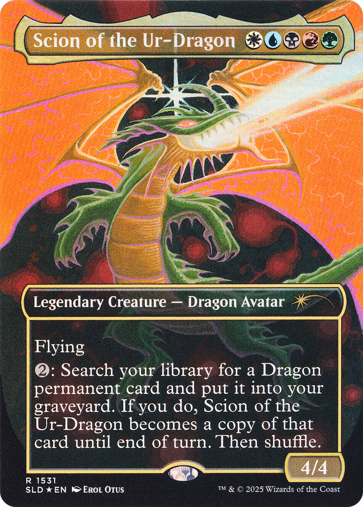 Scion of the Ur-Dragon (Rainbow Foil) [Secret Lair Drop Series] | Local Legends