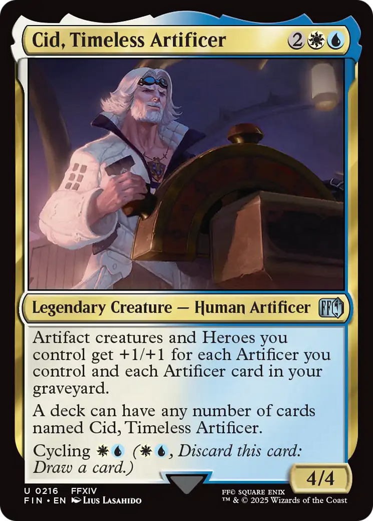 Cid, Timeless Artificer (0216) [FINAL FANTASY] | Local Legends