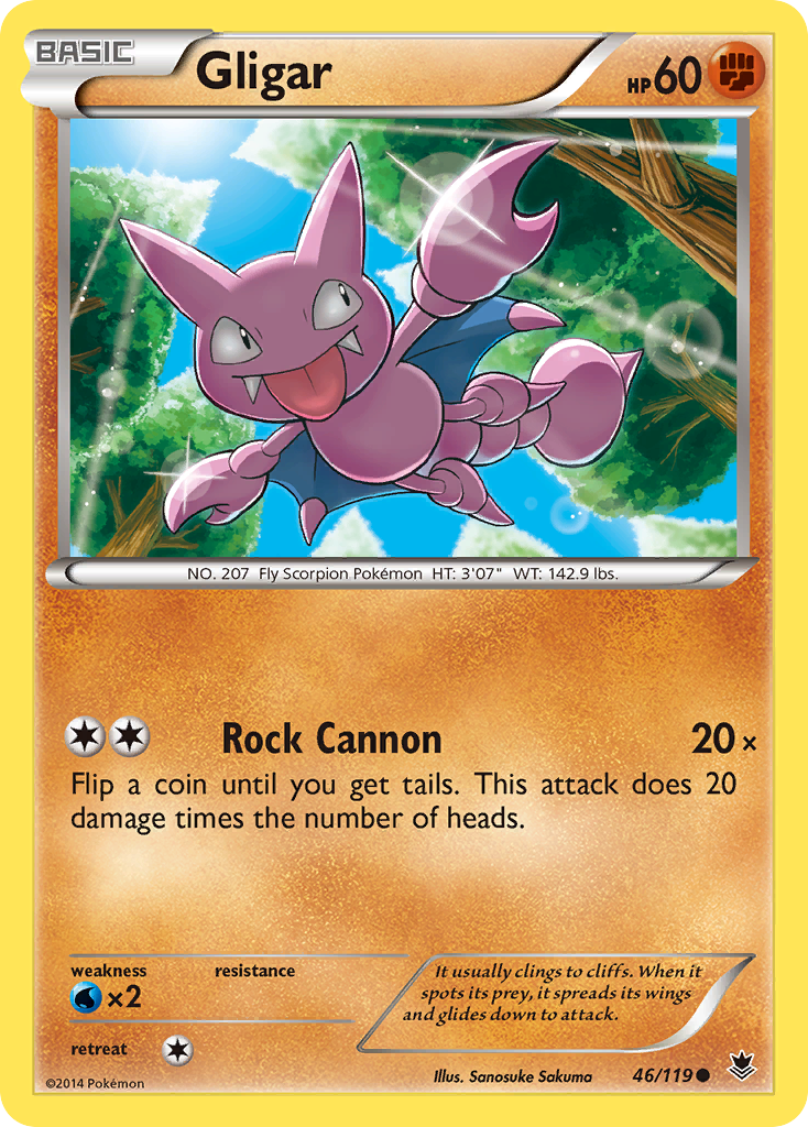Gligar (46/119) [XY: Phantom Forces] | Local Legends