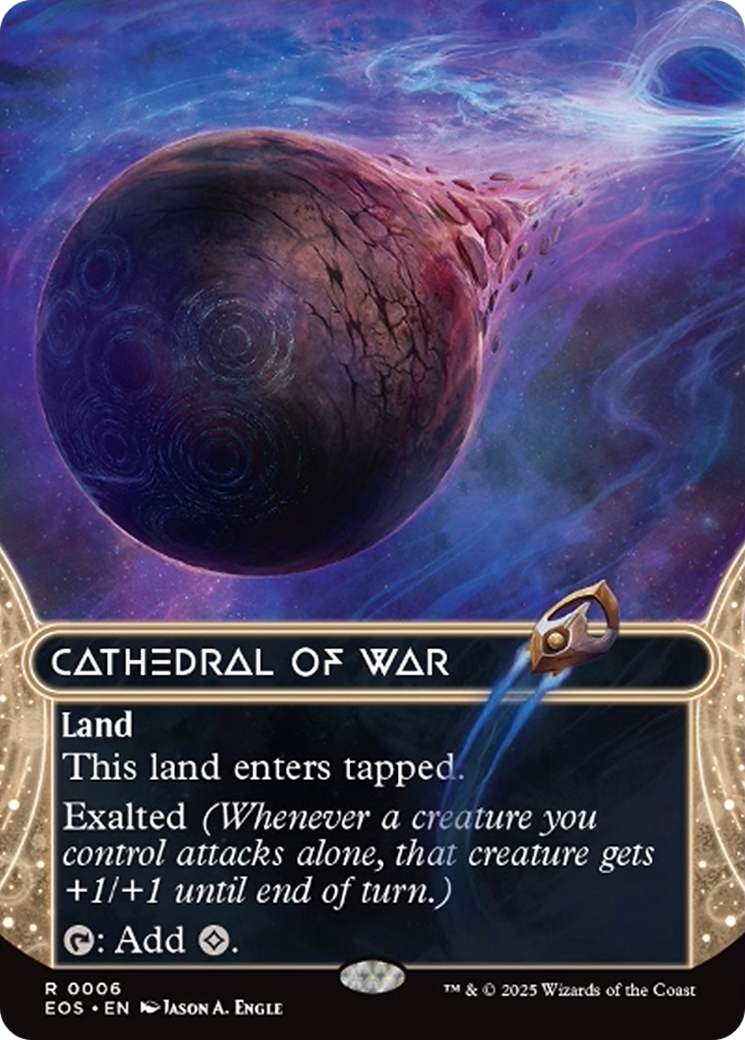 Cathedral of War (0006) (Borderless) [Edge of Eternities: Stellar Sights] | Local Legends