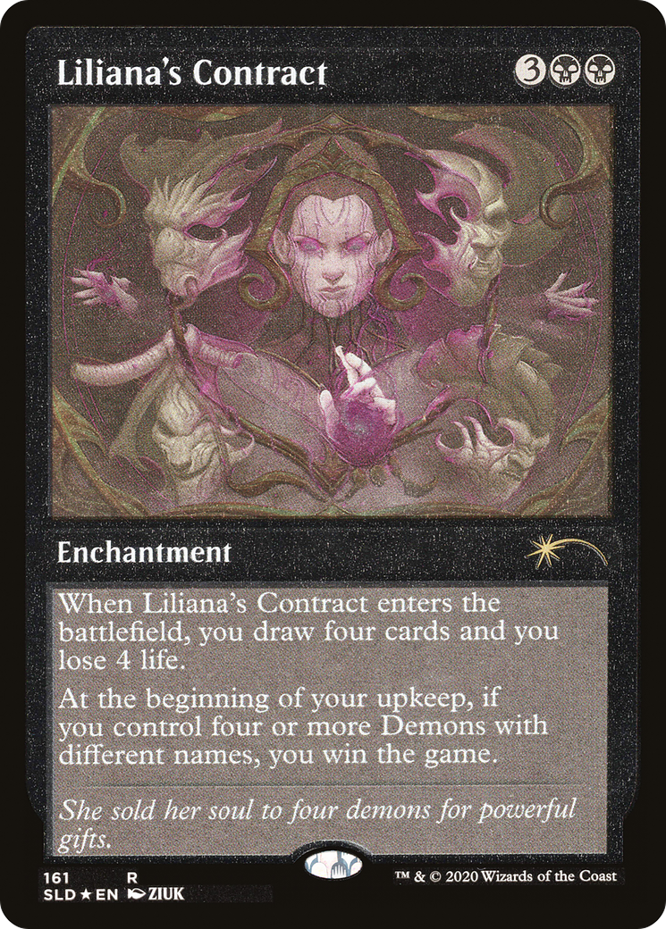 Liliana's Contract (Foil Etched) [Secret Lair Drop Series] | Local Legends