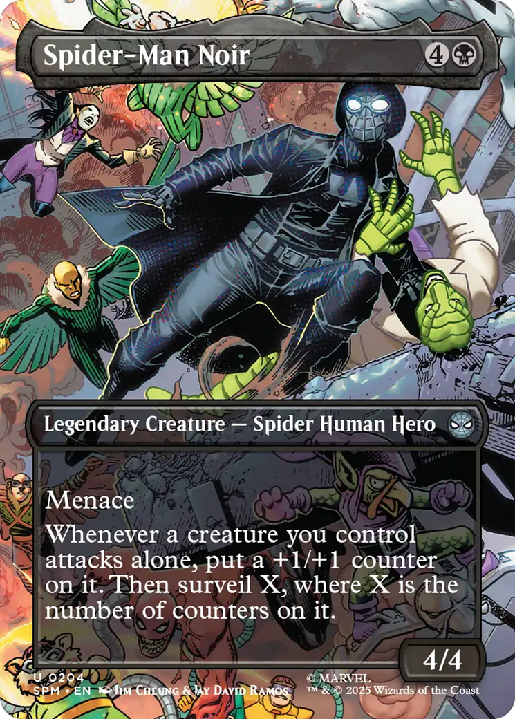 Spider-Man Noir (Borderless) [Marvel's Spider-Man] | Local Legends