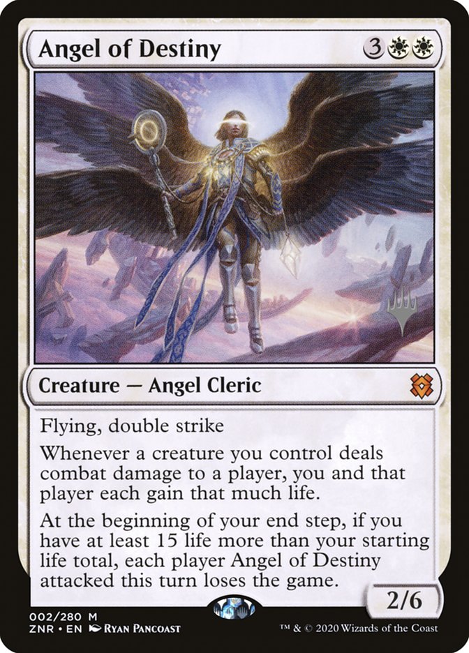 Angel of Destiny (Promo Pack) [Zendikar Rising Promos] | Local Legends