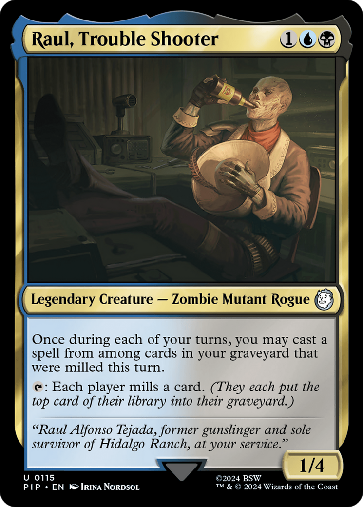Raul, Trouble Shooter [Fallout] | Local Legends