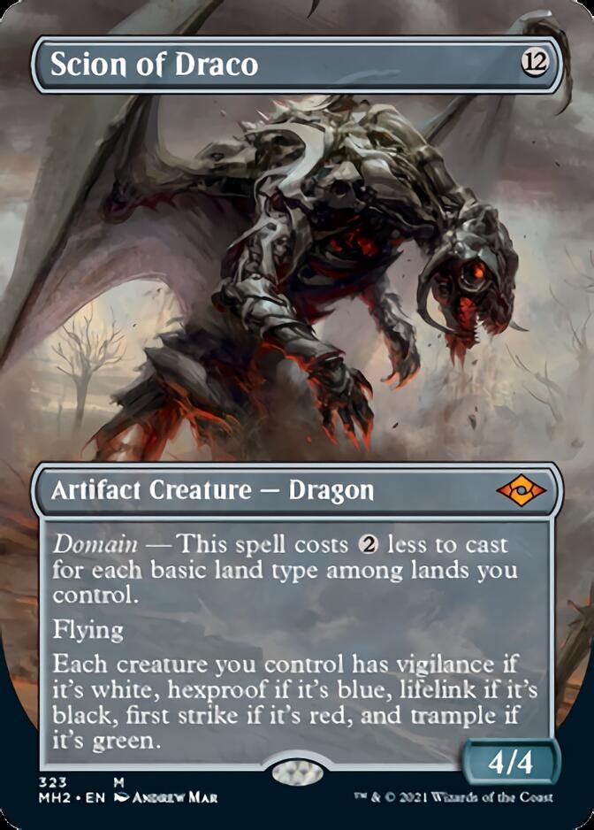 Scion of Draco (Borderless Alternate Art) [Modern Horizons 2] | Local Legends