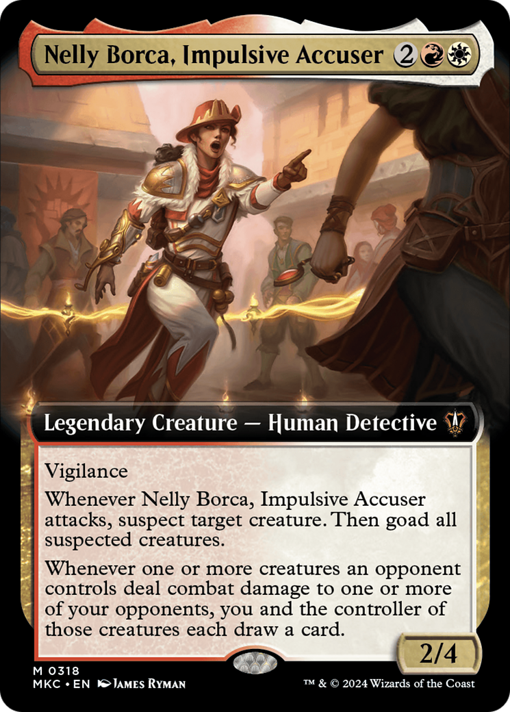 Nelly Borca, Impulsive Accuser (Extended Art) [Murders at Karlov Manor Commander] | Local Legends