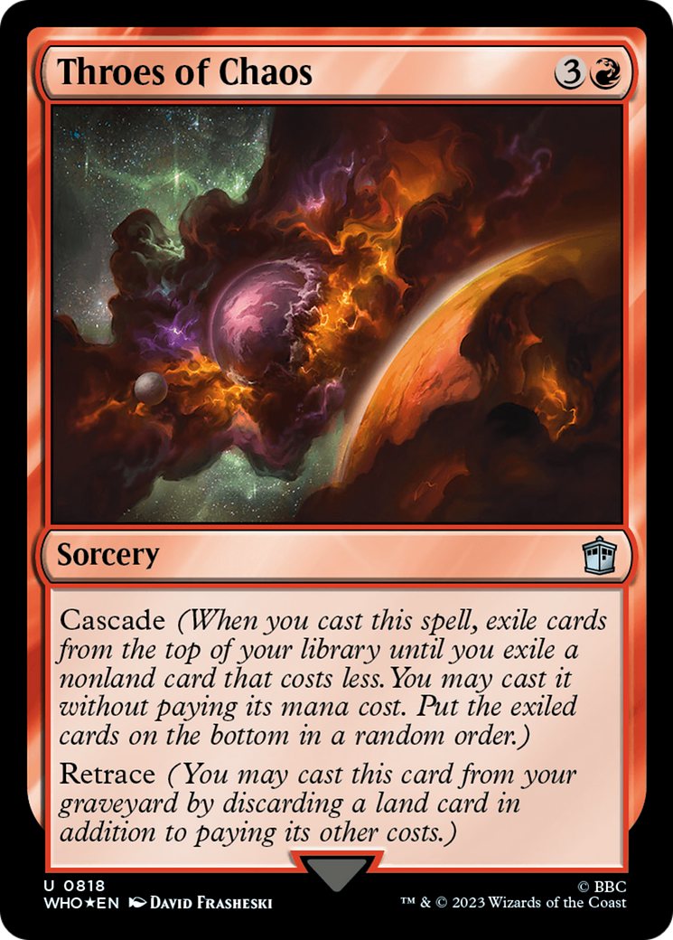 Throes of Chaos (Surge Foil) [Doctor Who] | Local Legends
