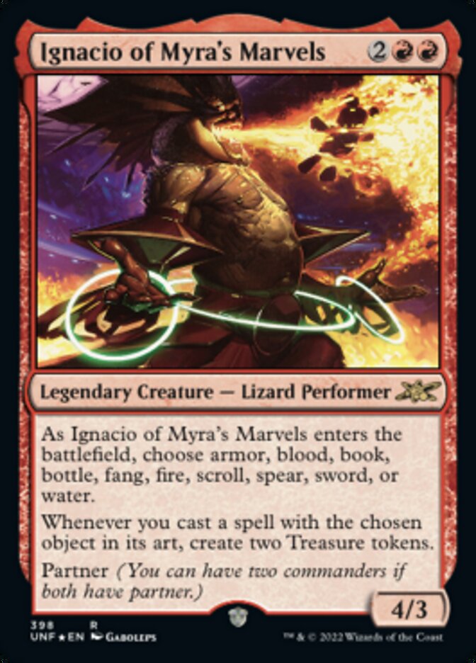 Ignacio of Myra's Marvels (Galaxy Foil) [Unfinity] | Local Legends