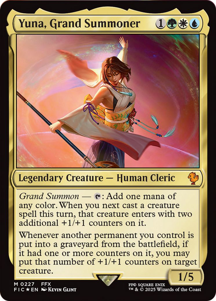 Yuna, Grand Summoner (Surge Foil) [FINAL FANTASY Commander] | Local Legends