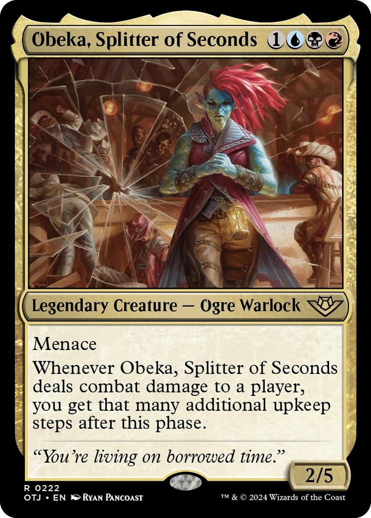 Obeka, Splitter of Seconds [Outlaws of Thunder Junction] | Golgari Games