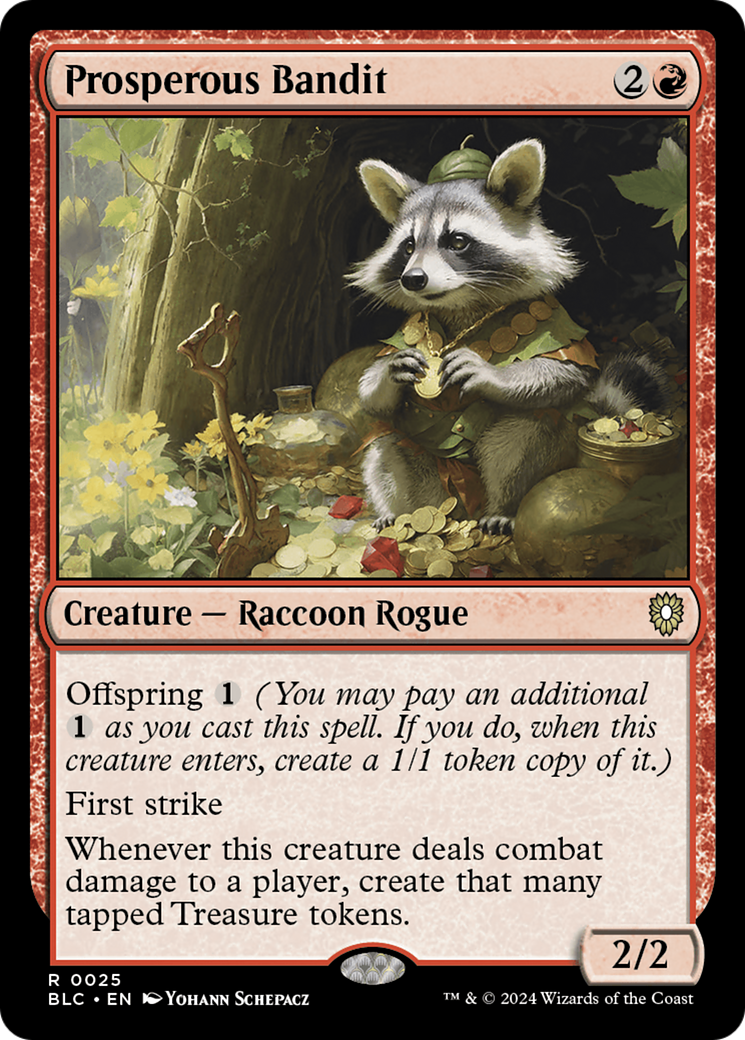 Prosperous Bandit [Bloomburrow Commander] | Local Legends