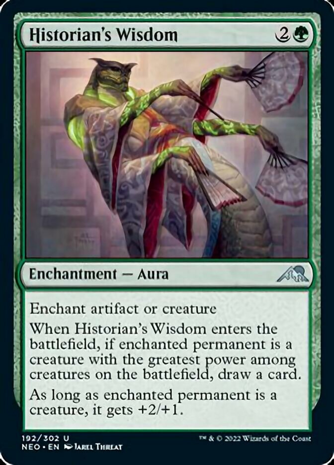 Historian's Wisdom [Kamigawa: Neon Dynasty] | Local Legends