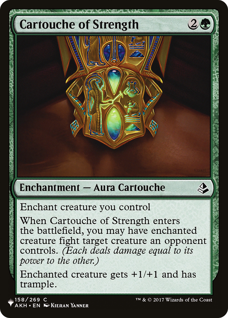 Cartouche of Strength [The List] | Local Legends
