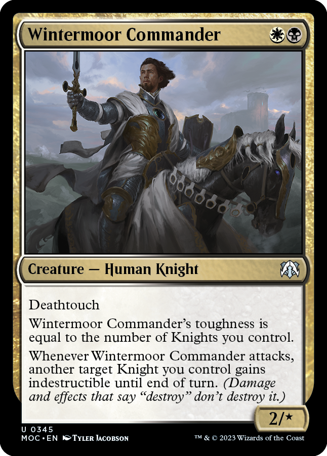 Wintermoor Commander [March of the Machine Commander] | Golgari Games