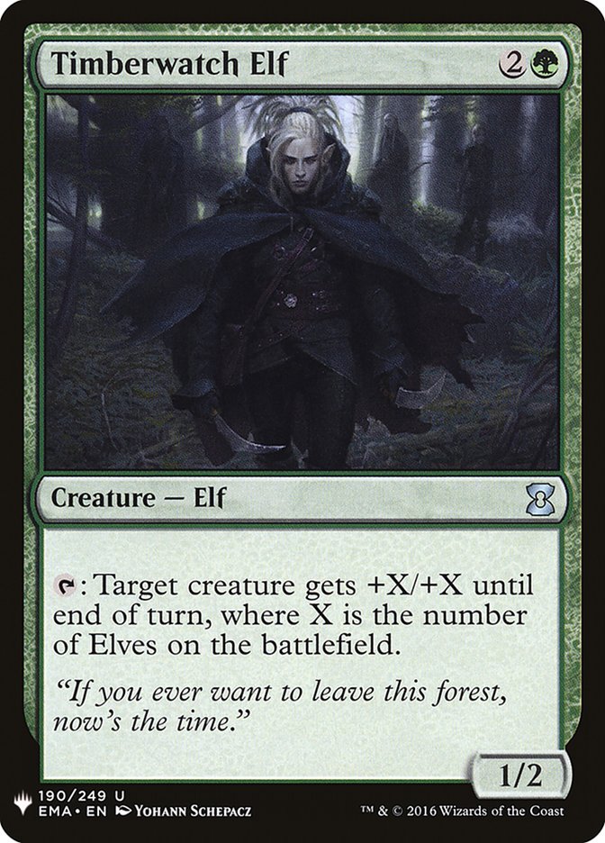 Timberwatch Elf [Mystery Booster] | Local Legends