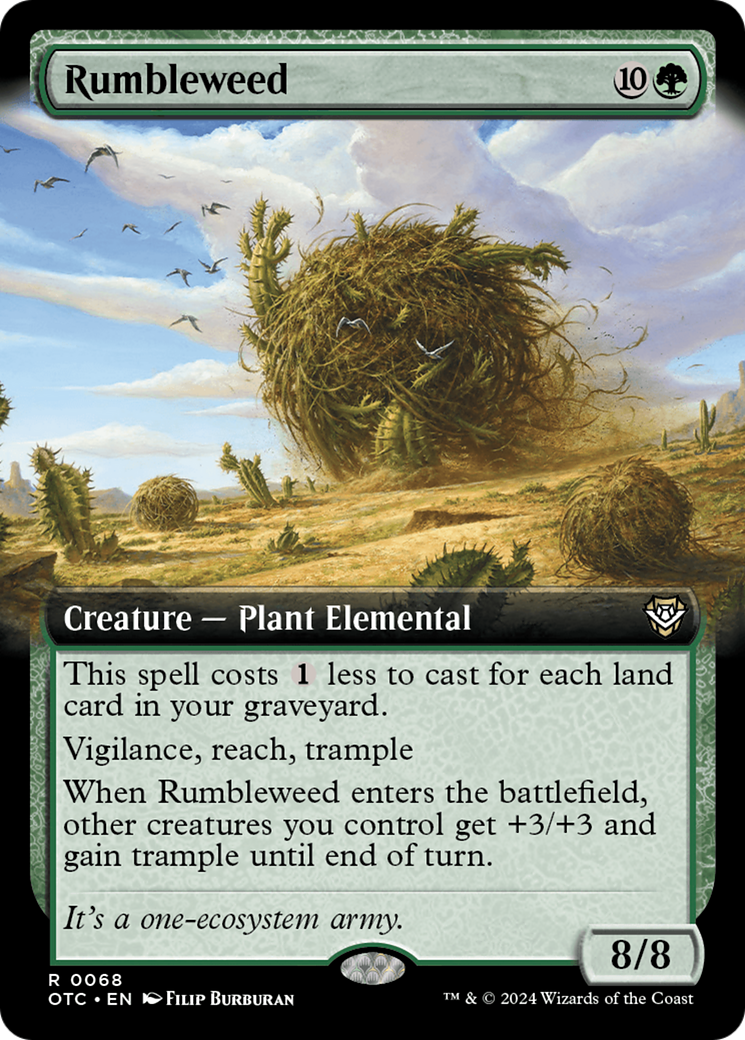 Rumbleweed (Extended Art) [Outlaws of Thunder Junction Commander] | Local Legends