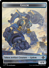 Map // Golem Double-Sided Token [The Lost Caverns of Ixalan Tokens] | Golgari Games