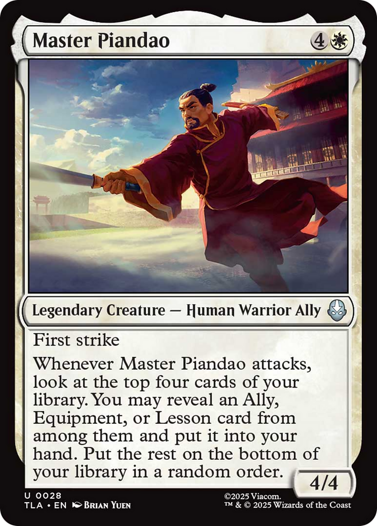 Master Piandao [Avatar: The Last Airbender] | Local Legends