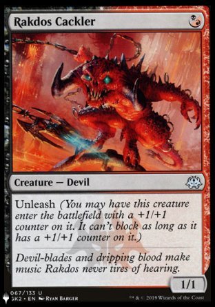 Rakdos Cackler [The List] | Local Legends