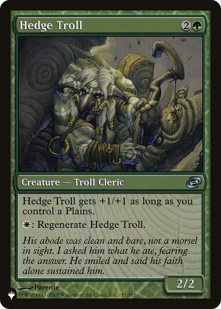 Hedge Troll [The List] | Local Legends