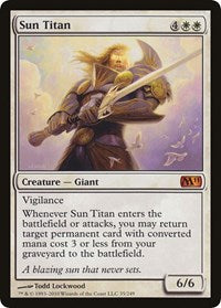 Sun Titan (M11) [Oversize Cards] | Golgari Games