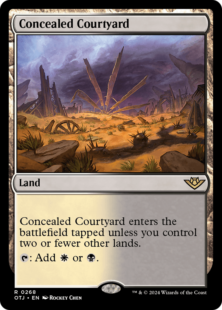 Concealed Courtyard [Outlaws of Thunder Junction] | Local Legends