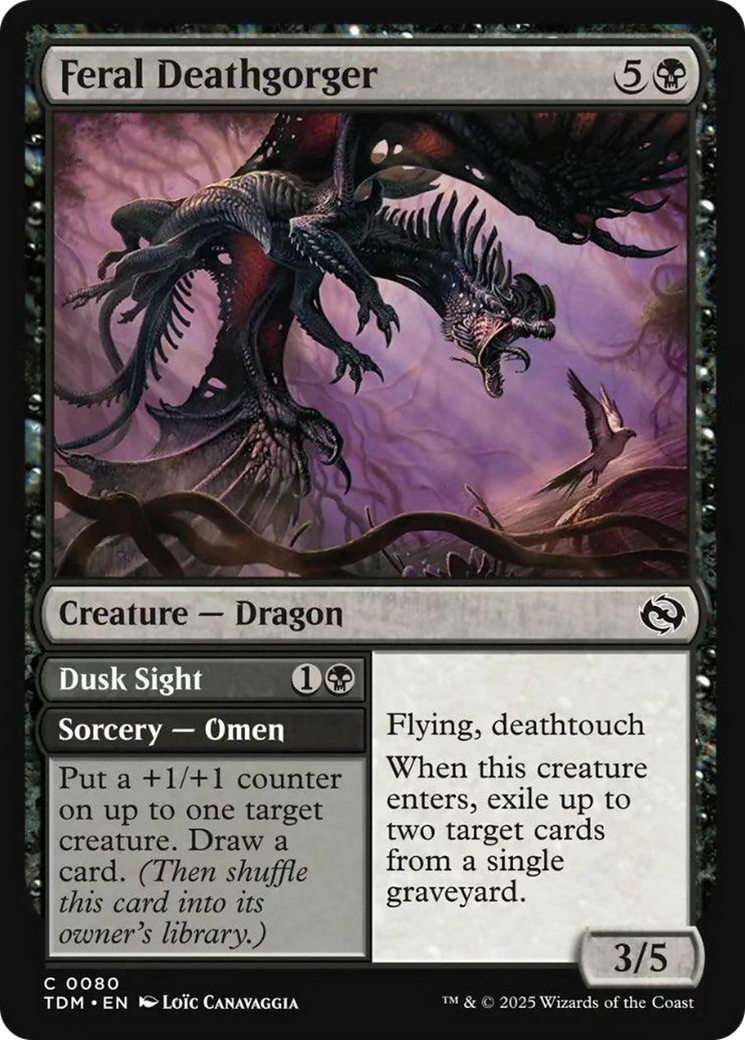 Feral Deathgorger [Tarkir: Dragonstorm] | Local Legends