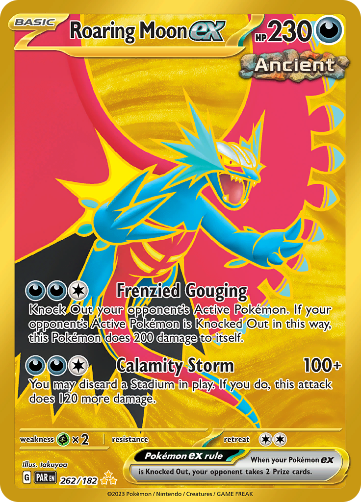 Roaring Moon ex (262/182) [Scarlet & Violet: Paradox Rift] | Local Legends