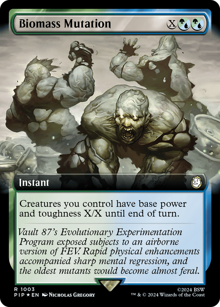 Biomass Mutation (Extended Art) (Surge Foil) [Fallout] | Local Legends