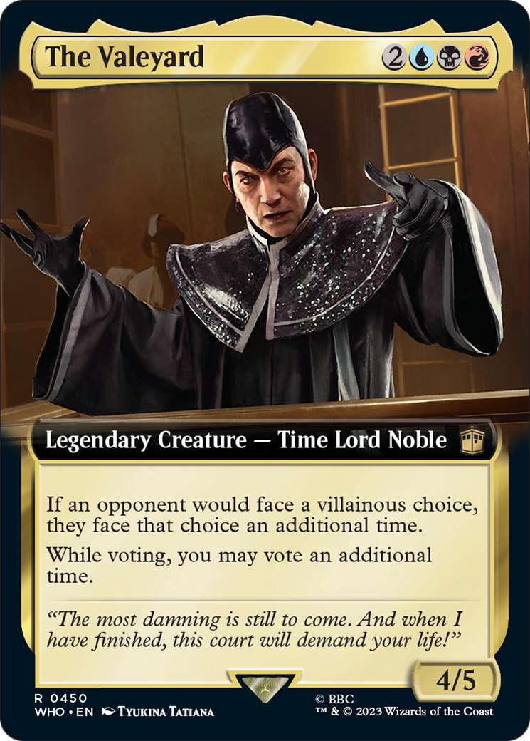 The Valeyard (Extended Art) [Doctor Who] | Local Legends