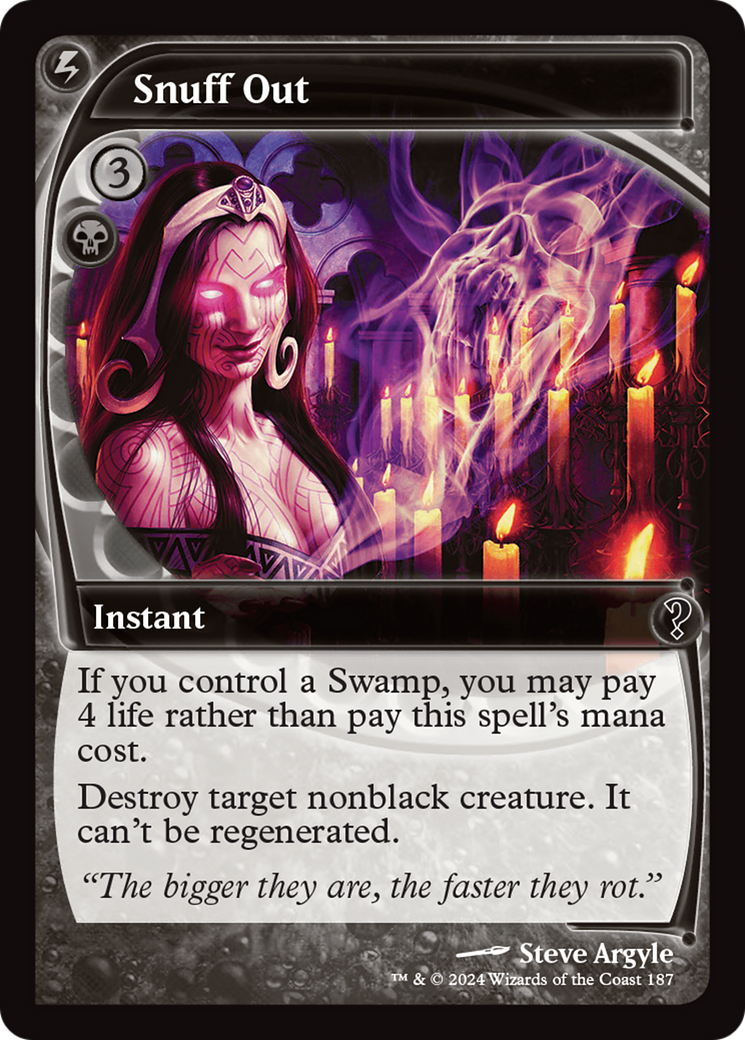 Snuff Out (Future Sight) [Mystery Booster 2] | Local Legends
