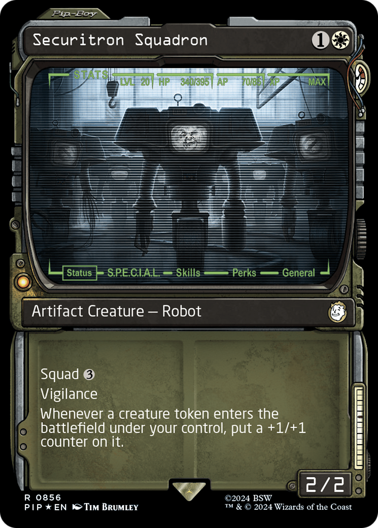 Securitron Squadron (Showcase) (Surge Foil) [Fallout] | Local Legends