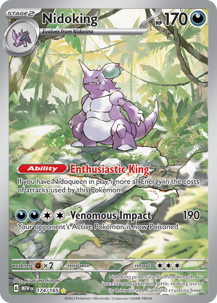 Nidoking (174/165) [Scarlet & Violet: 151] | Golgari Games