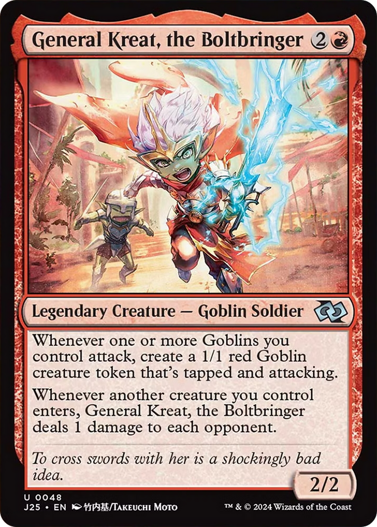 General Kreat, the Boltbringer (Anime) [Foundations Jumpstart] | Local Legends