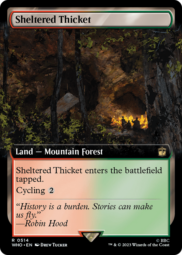 Sheltered Thicket (Extended Art) [Doctor Who] | Local Legends