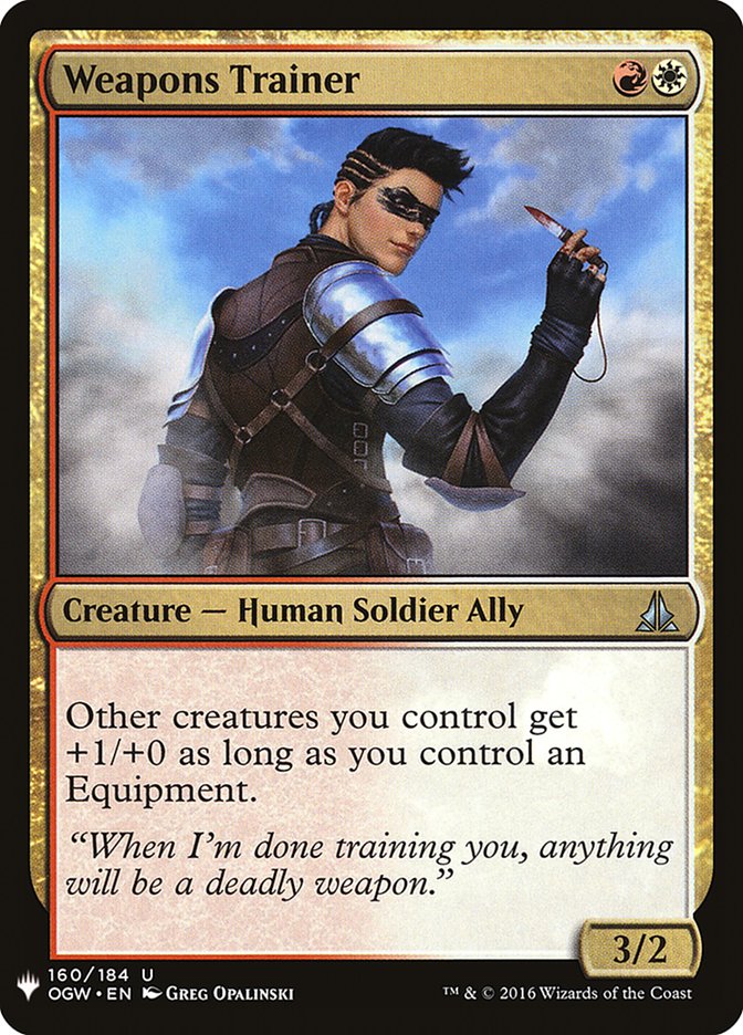 Weapons Trainer [Mystery Booster] | Local Legends