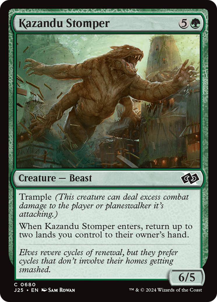 Kazandu Stomper [Foundations Jumpstart] | Local Legends