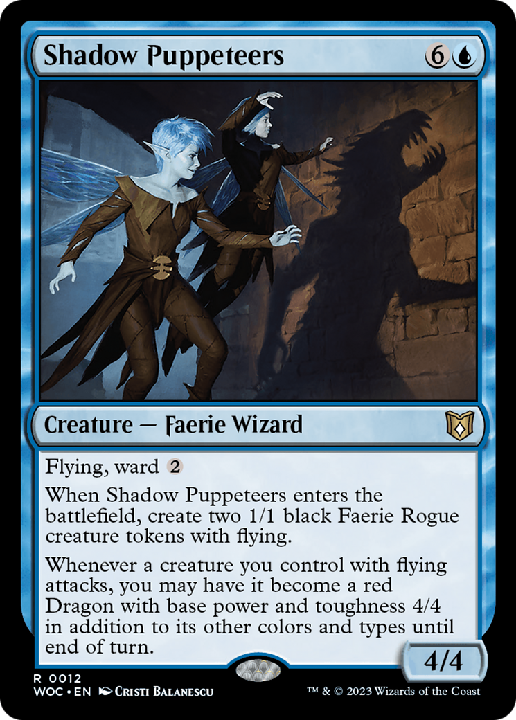 Shadow Puppeteers [Wilds of Eldraine Commander] | Local Legends