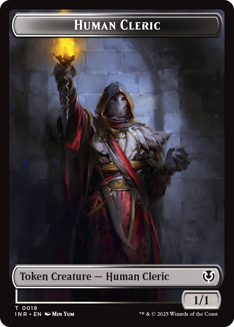 Demon // Human Cleric Double-Sided Token [Innistrad Remastered Tokens] | Local Legends