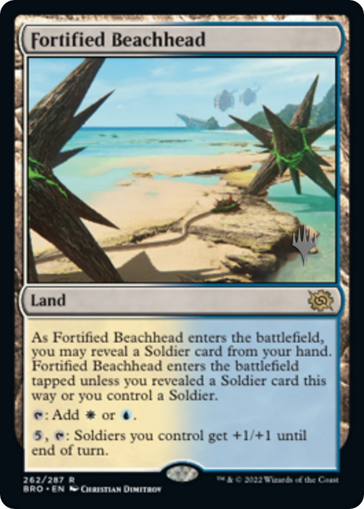 Fortified Beachhead (Promo Pack) [The Brothers' War Promos] | Local Legends