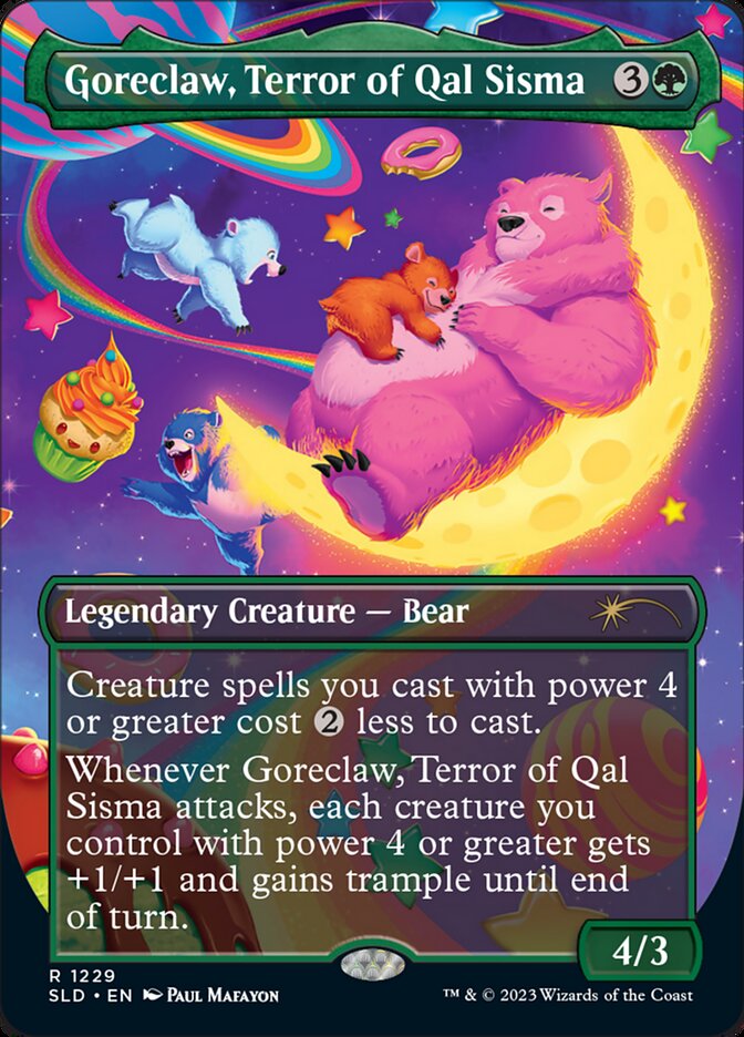 Goreclaw, Terror of Qal Sisma (Borderless) [Secret Lair Drop Series] | Local Legends